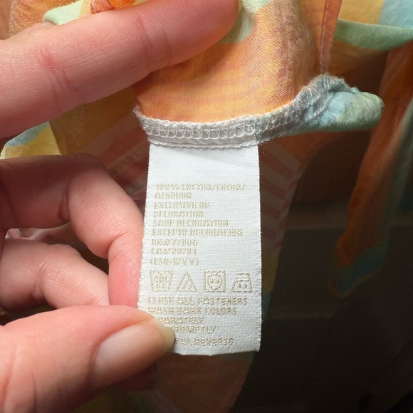 Tommy Hilfiger Striped Button-Up Shirt size 8 100% cotton - Picture 3 of 4